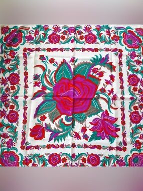 Vintage Vera Neumann wool scarf